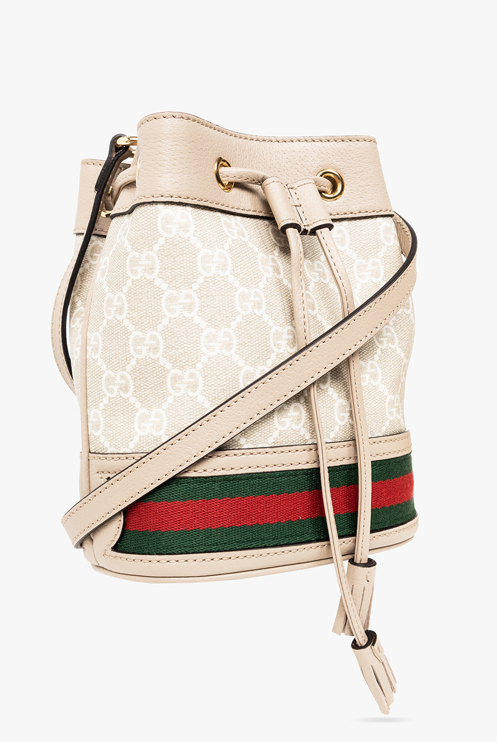 Cream Ophidia Mini bucket bag Gucci Vitkac Italy